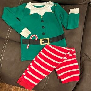 Carter’s Christmas Elf PJ set